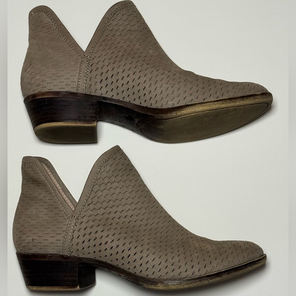 ✨ Lucky Brand Perforated Suede Booties – Women’s 6.5 ✨ - Picture 4 of 9